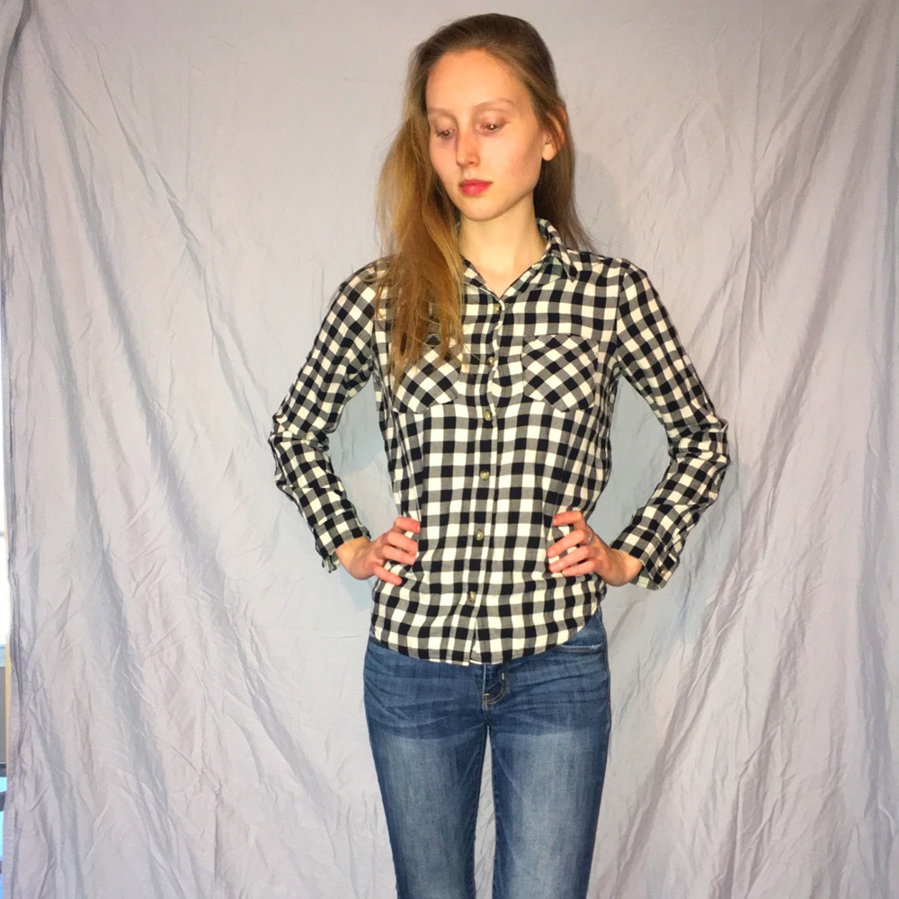 Plaid Shirt, Authentic American Heritage, size M.
